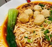 Tomato Meatball Noodles