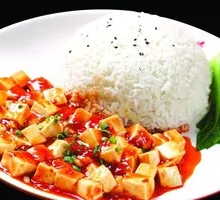 Spicy Tofu Rice Bowl