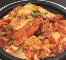 Spicy Kimchi Pork Fried Rice