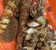 Fried Turnip Skewers