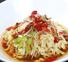Oil-Poured Dry Tofu