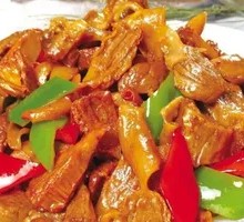 Bell Pepper Beef Heart Stir-fry