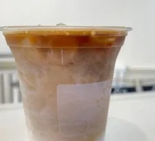Plum Yogurt Latte