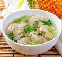 Fresh Pork Dumplings with Mushrooms