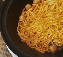 Braised Spare Ribs with Fresh String Beans and Noodles