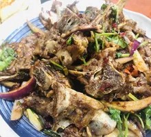 Spicy Stir-Fried Lamb Spine