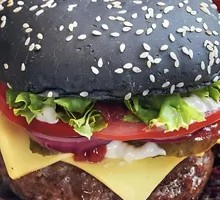 Black Gold Cheese Beef Burger