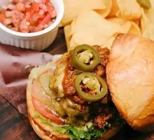 Mexican Spicy Beef Burger