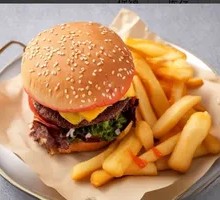 香酥牛肉汉堡