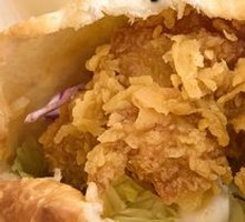 Spicy Chicken Leg Chinese Burger
