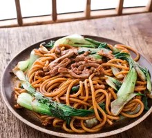 Vegetable and Pork Noodles