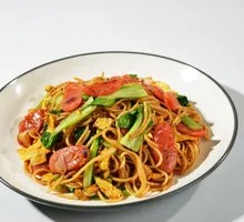 Sausage Fried Noodles