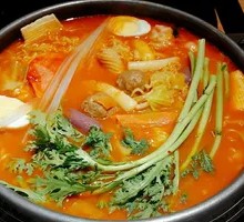 Military Rice Cake Hot Pot