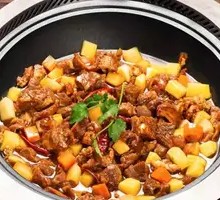 Tendon and Brain Hot Pot