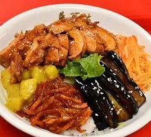 Tomato Cumin Grilled Meat Rice Bowl