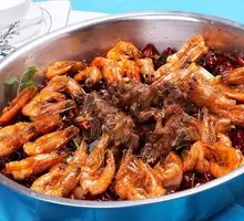 Spicy Stir-Fried Spare Ribs and Shrimp