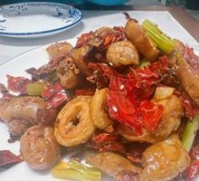 Dry-Fried Pork Intestines