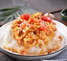 木须柿子盖饭
