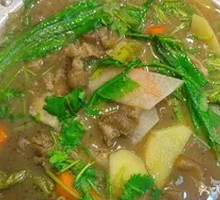 Tendon and Brain Hot Pot
