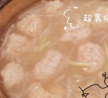 Radish and Pork Dumpling Soup