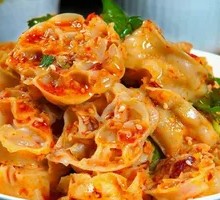 Noodles with lotus root