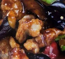 Braised Pork and Eggplant