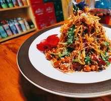 Stir-Fried Bean Sprouts with Three Threads