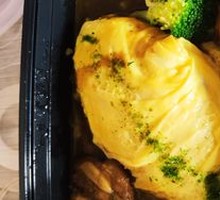 Pork Cartilage Curry Omelette Rice
