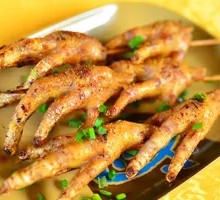 生烤鸡手