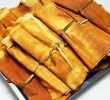 Chicken and Tofu Rolls in Chicken Broth