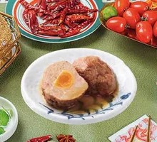 Egg Yolk Lion's Head Meatballs