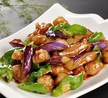 Braised Pork and Eggplant