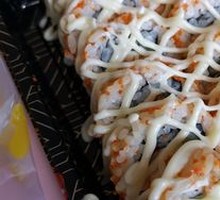 Crab Roe Double Yolk Sushi