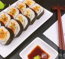 Enoki Mushroom Sushi