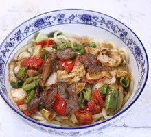 Scallion Beef Noodles