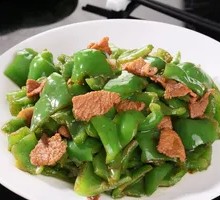 Green Pepper Shredded Pork Rice
