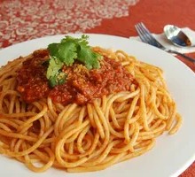 Tomato Meat Sauce Pasta