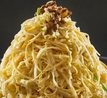 Shredded Cabbage and Vermicelli with Minced Pork