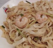 Shrimp and Scallion Oil Noodles