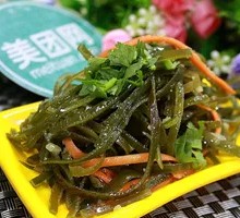Thin seaweed strips