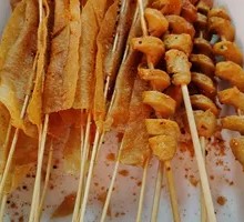 Grilled Wheat Gluten and Tofu Skin