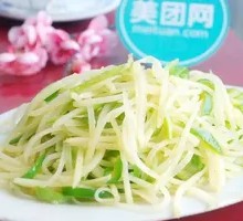 青椒土豆丝盖面