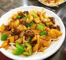 Beef and Potato Noodles