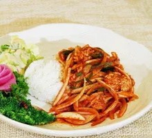 Cumin Squid Rice Bowl