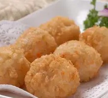 Golden Juicy Shrimp Balls