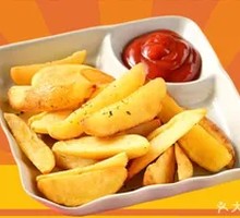 Crispy Fried Potato Wedges