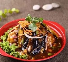 Fish-Flavored Eggplant Rice Bowl