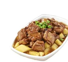 Pork Rib Potato Green Bean Rice Bowl