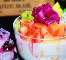 Mango Banana Dragon Fruit Salad