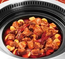 Tendon and Brain Hot Pot